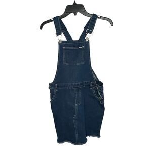 Fubu Y2K 90's Vintage Overall Shirtall Dark Wash Denim Overalls Size Large